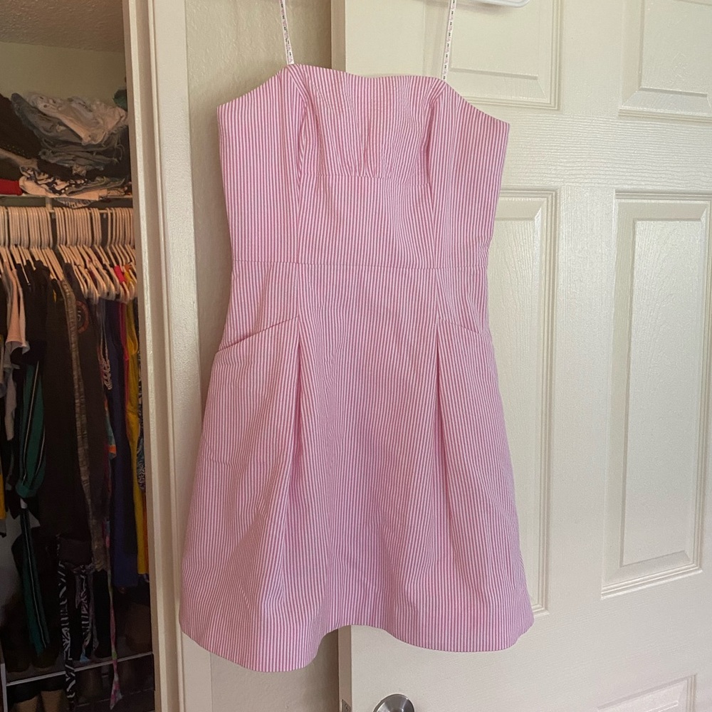 Pink and White Stripe Lilly Pulitzer dress